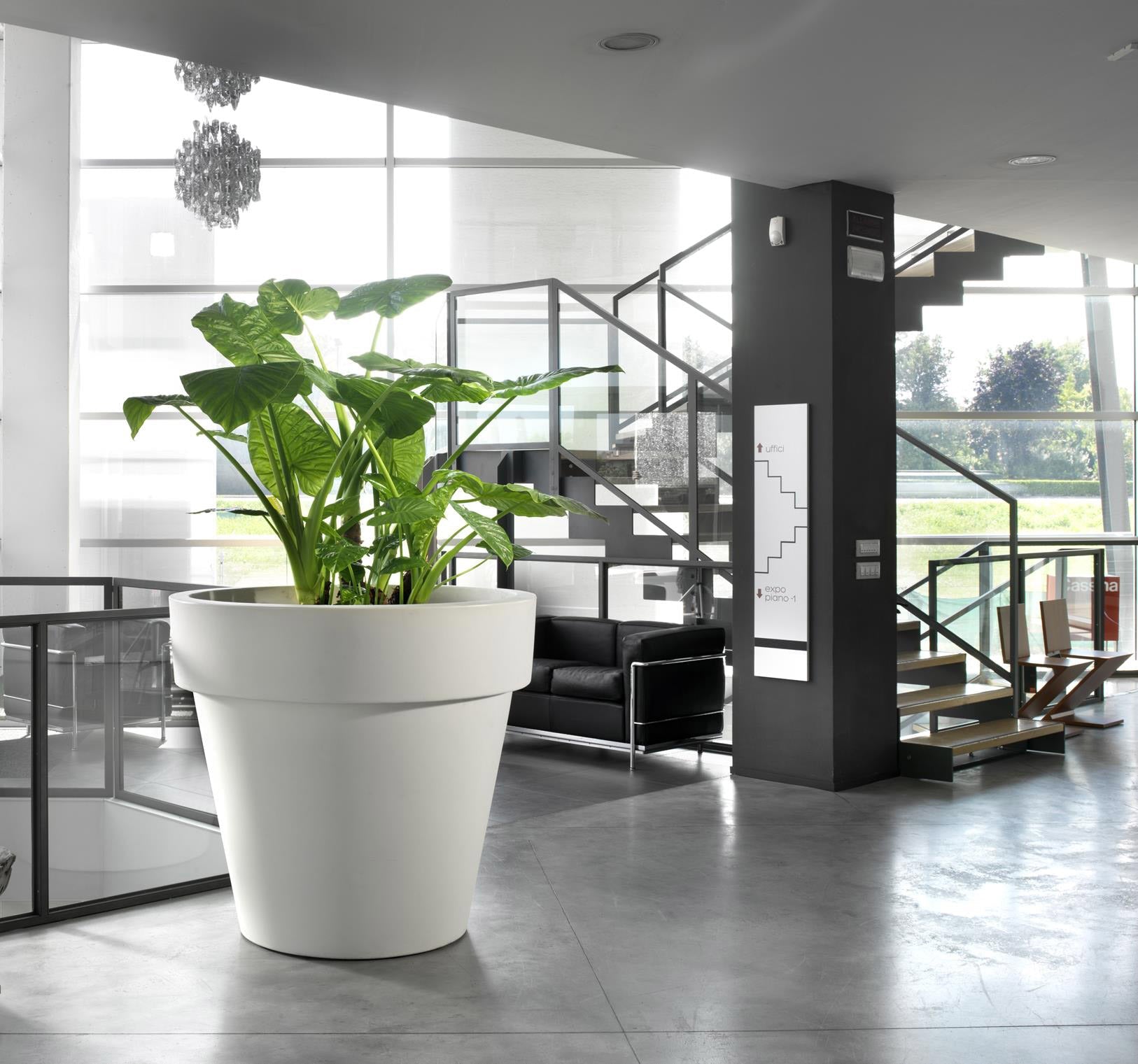 Vaso Ø140x128 cm in Polietilene Standard One 140 Bianco