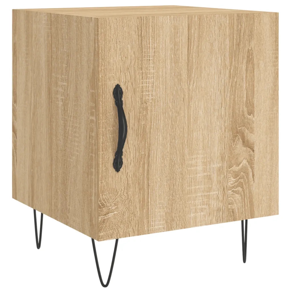 Comodino Rovere Sonoma 40x40x50 cm in Legno Multistratocod mxl 128745