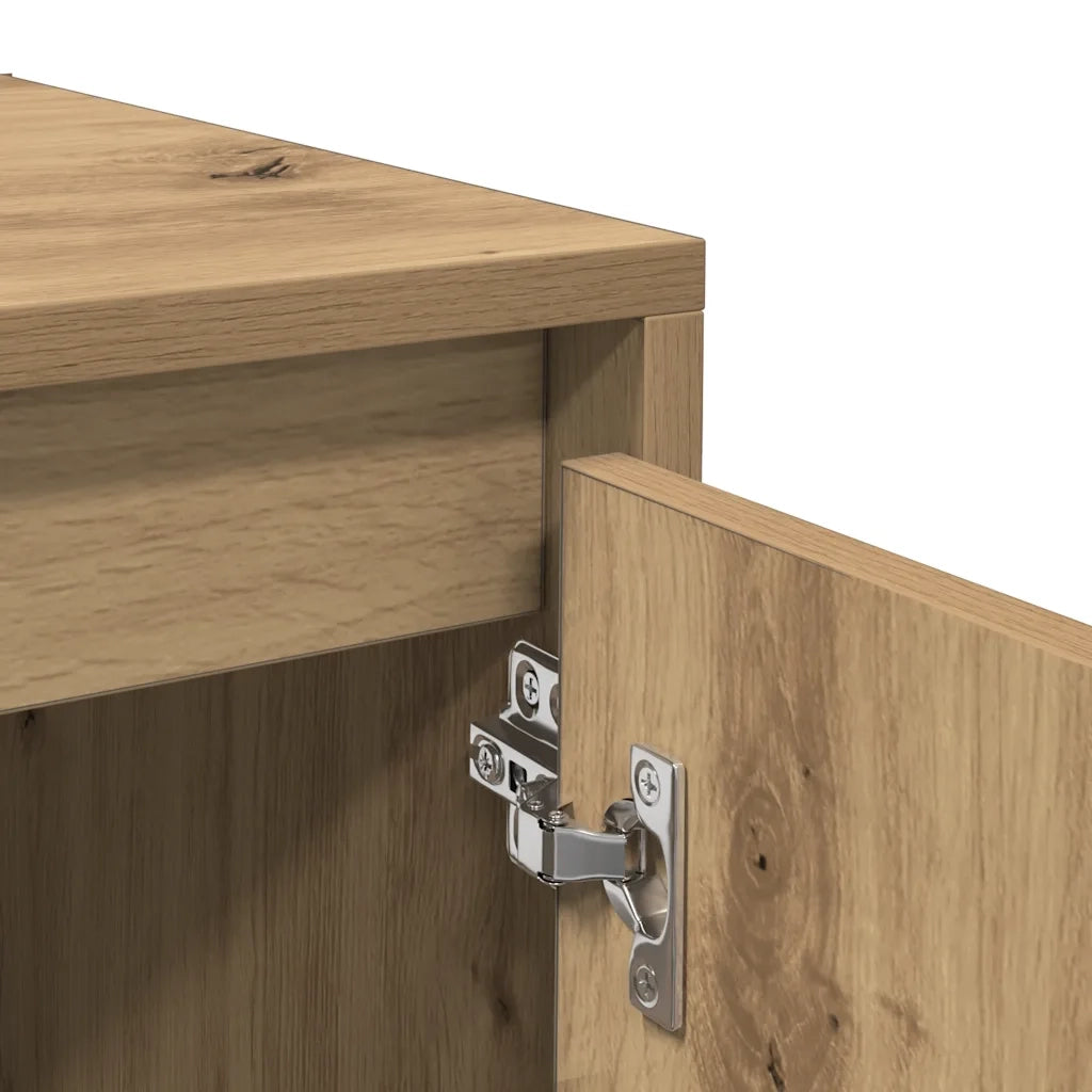 Credenza Rovere Artigianale 102x35x70 cm in Truciolato
