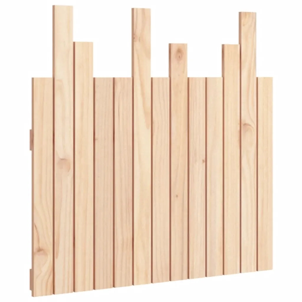 Testiera da Parete 82,5x3x80 cm in Legno Massello di Pino