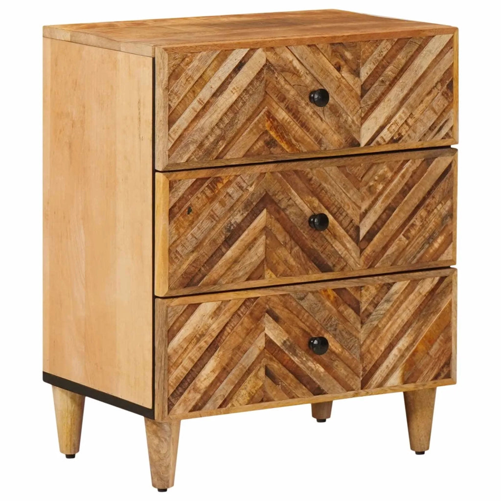 Comodino Marrone 50 x 33 x 60 cm Legno di mango massello 4018925