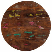 Piano per Tavolo | Superficie Tavolo | Piano Scrivania ? 40x2,5 cm Rotondo Legno Massello di Recupero