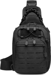 Borsa da Spalla Uomo - Borsa da Spalla Tattica - Borsa da Spalla Donna - Borsa da Spalla Multifunzionale - Adatta per lo Sport - Ciclismo - Campeggio - Viaggi - Escursioni
