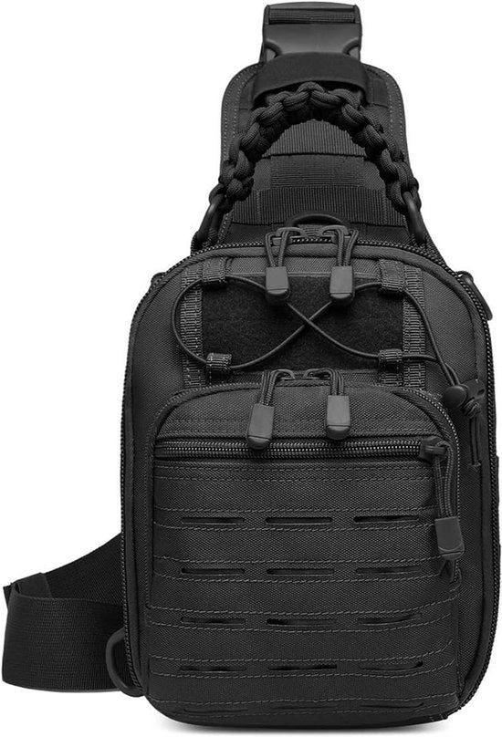 Borsa da Spalla Uomo - Borsa da Spalla Tattica - Borsa da Spalla Donna - Borsa da Spalla Multifunzionale - Adatta per lo Sport - Ciclismo - Campeggio - Viaggi - Escursioni