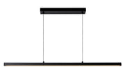 Lampada sospesa moderna nera 148 cm Sigma LED 36W Lucide