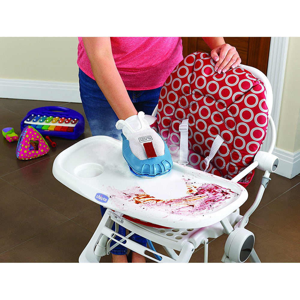 Scopa a Vapore Lavapavimenti Steam-mop + Guanto SteaMitt 13in1 Black + Decker