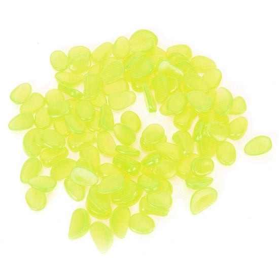 Pietre luminose - 100 pezzi - Decorazioni decorative - Fluorescenti - Riciclabili - Decorazione indoor/outdoor