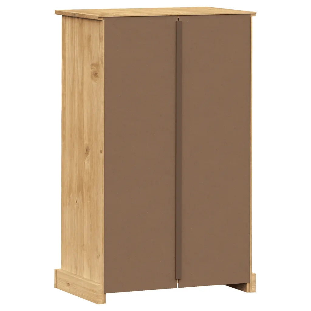 Scarpiera VIGO 60x35x96 cm in Legno Massello di Pino