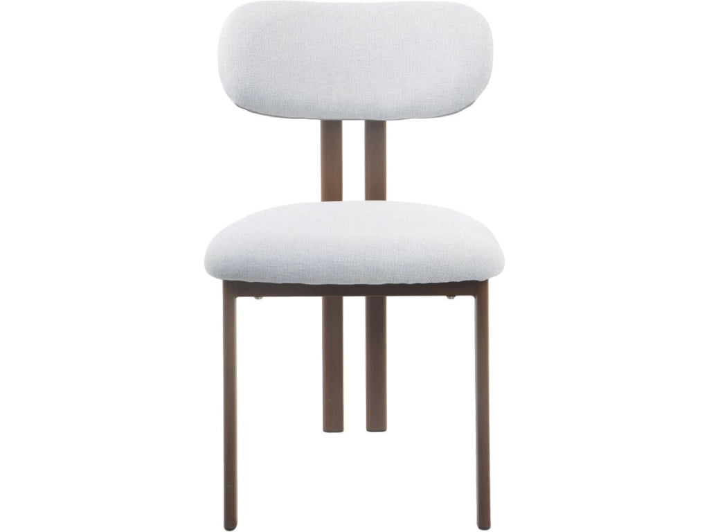Set di 2 sedie da pranzo in finto legno "Veralia" - Grigio chiaro