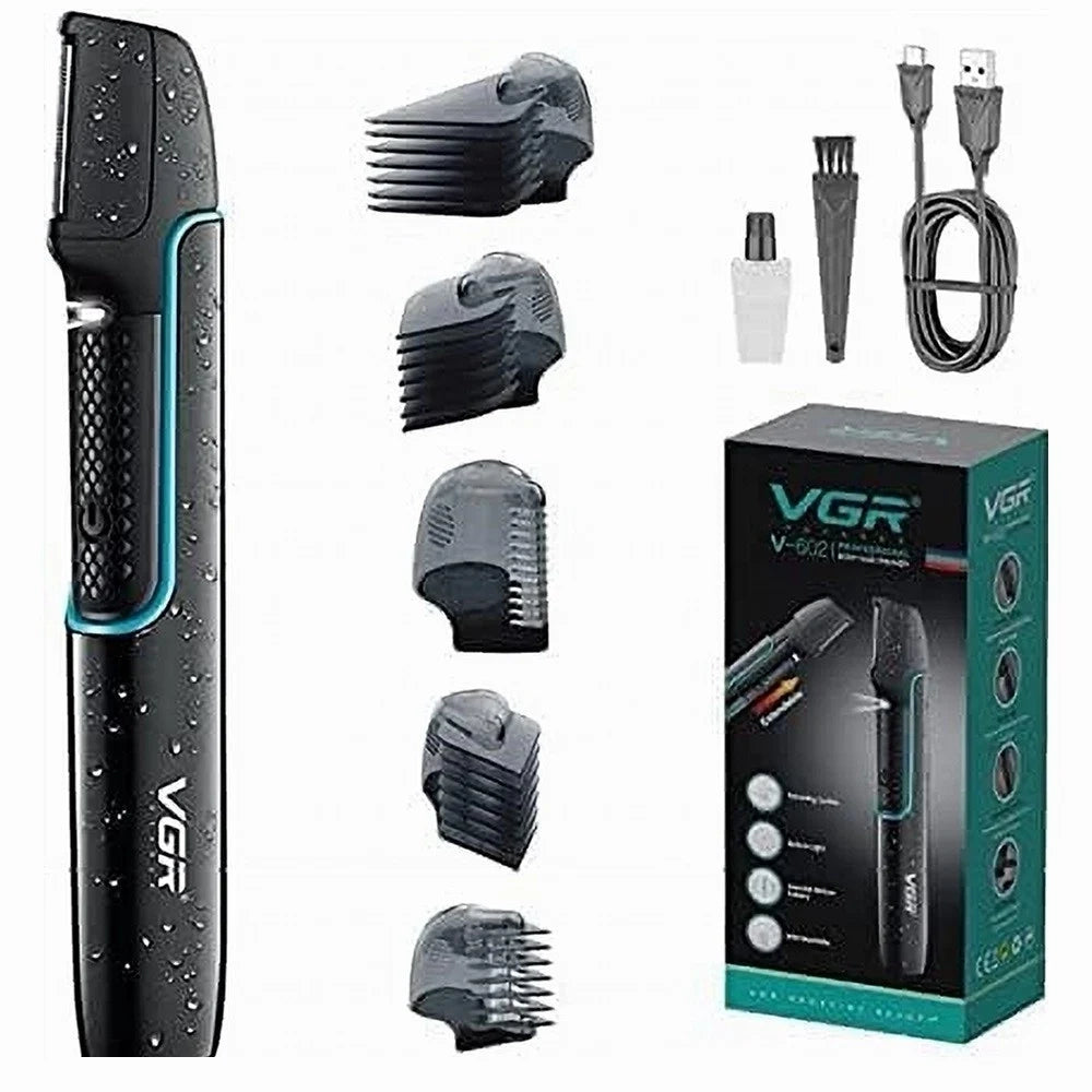 Trade Shop - Vgr V-602 Body Trimmer Professionale 5in1 | Tagliacapelli, Rasoio E Regolabarba -