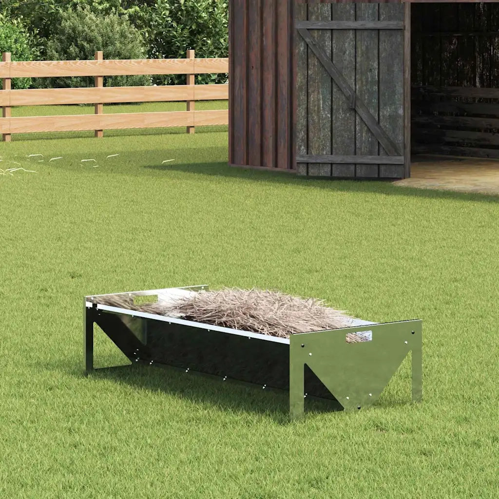 Abbeveratoio per bestiame Argento 108 x 50 x 28 cm CFW6254728