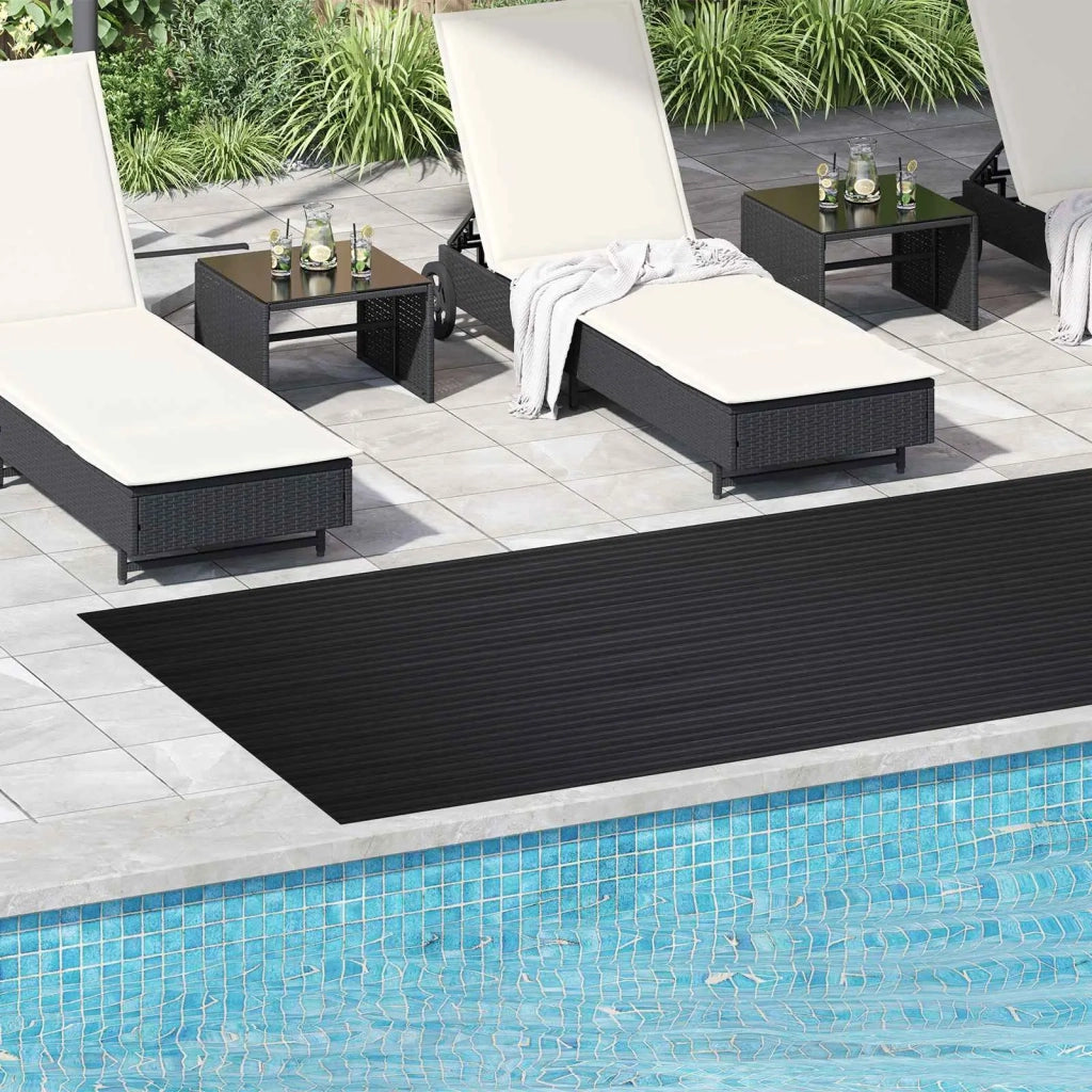 Tappeto per pavimento Nero 1,5 x 4 m Gomma