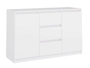 Cassettiera MALWA 2d3s bianco per camera e soggiorno