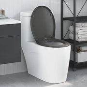 Sedile del WC Antracite 47 x 37 x 4 cm Duroplast 42002346