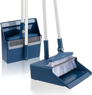 Set di Scopa e Pennello con Manico Lungo 127 cm - Combinazione di Scopa e Pennello Rotante a 180° per Casa Cucina Ufficio Lobby Patio