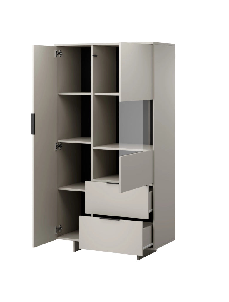 MOBILE CALMA VITRINE 170CM CASHMERE ALMA