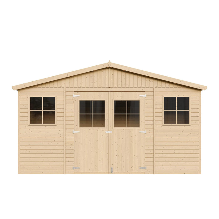 Casa da giardino in legno - 8 m?²- TIMBELA M332+M332G