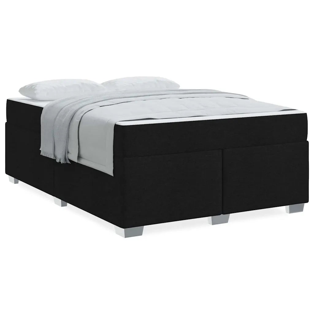 vidaXL Struttura del letto Nero 160 x 200 cm Tessuto