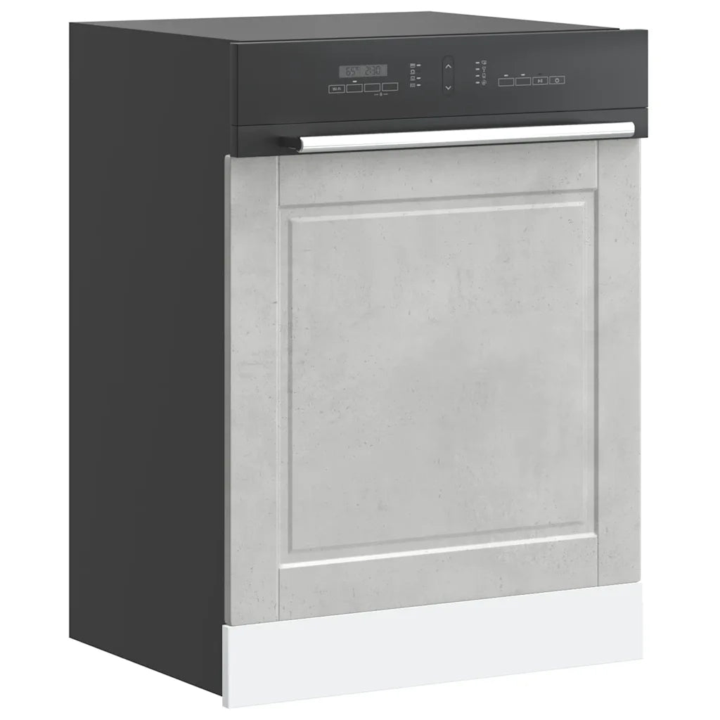 Pannello Lavastoviglie Porto Grigio Cemento 60x1,5x57 cm 854141