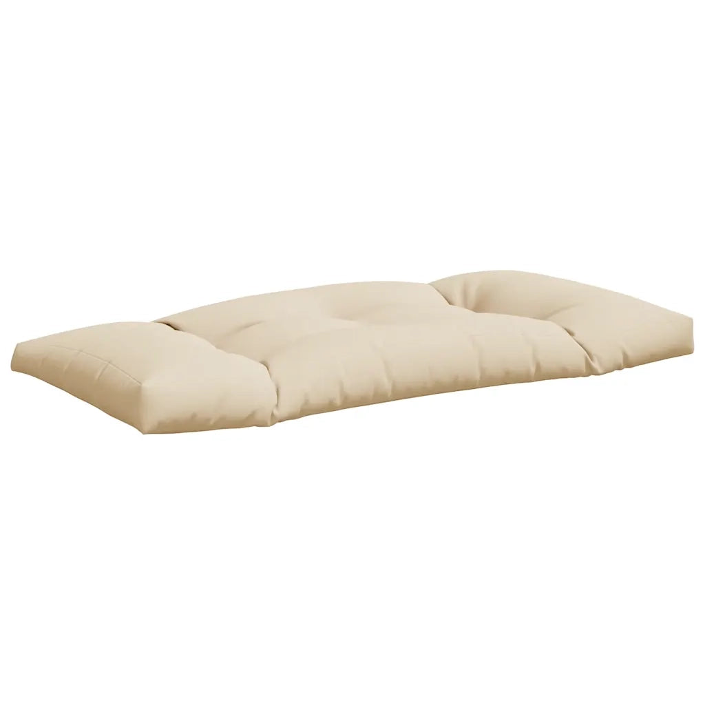 Cuscini per Pallet 3 pz Beige in Tessuto