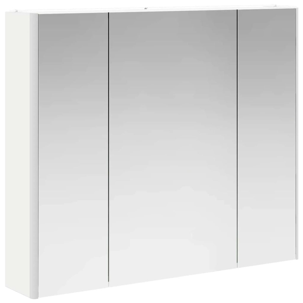 Mobiletto per specchio da bagno Bianco 83,5 x 15,5 x 70 cm 889263