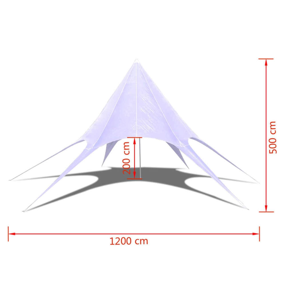 Garden Pavilion Hexagon Star 12m