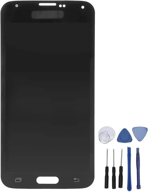 Schermo di sostituzione LCD - Sostituzione perfetta - Nero - Schermo tattile - Adatto per S5 - Componenti di telefono