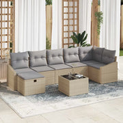 Set di divani con cuscino 7 pcs polyrattan