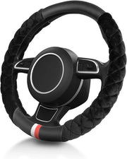 Fluffy stuurwielhoes per auto, accessori invernali per 14.5-15 pollici di stazionamento, grip comodo e design elegante