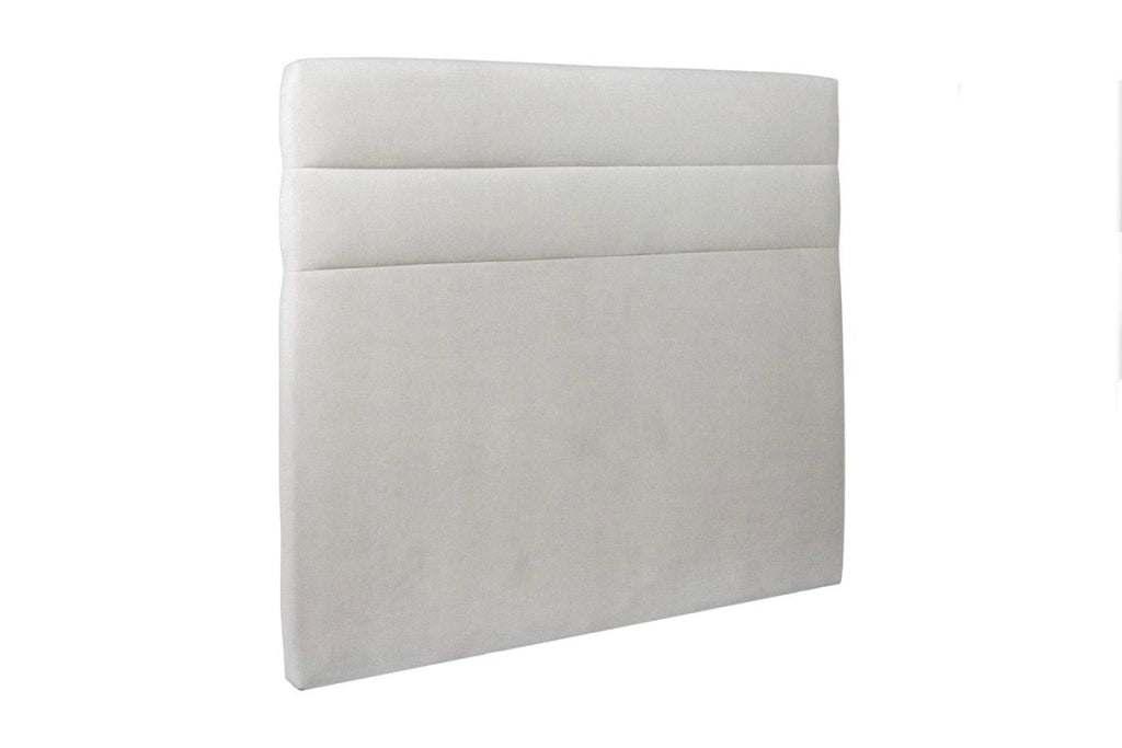 Letto 200x200 cm con testiera in linea - Tessuto velluto