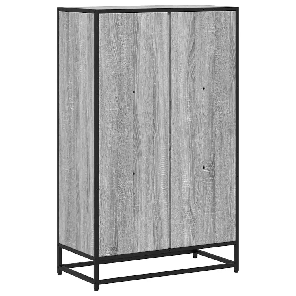 Libreria Grigio Sonoma 65,5x33x107,5 cm in Legno Multistrato 849162