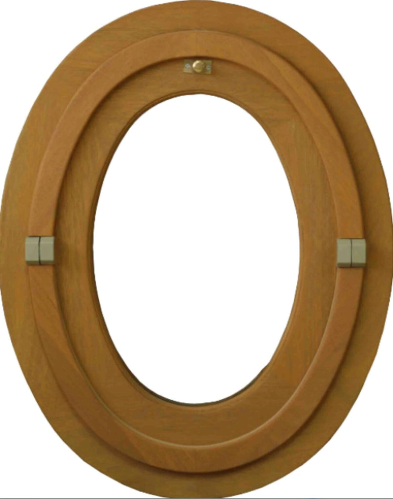 OCCHIO DI BUE OVALE H 90 X L 60 - LEGNO senza maniglia