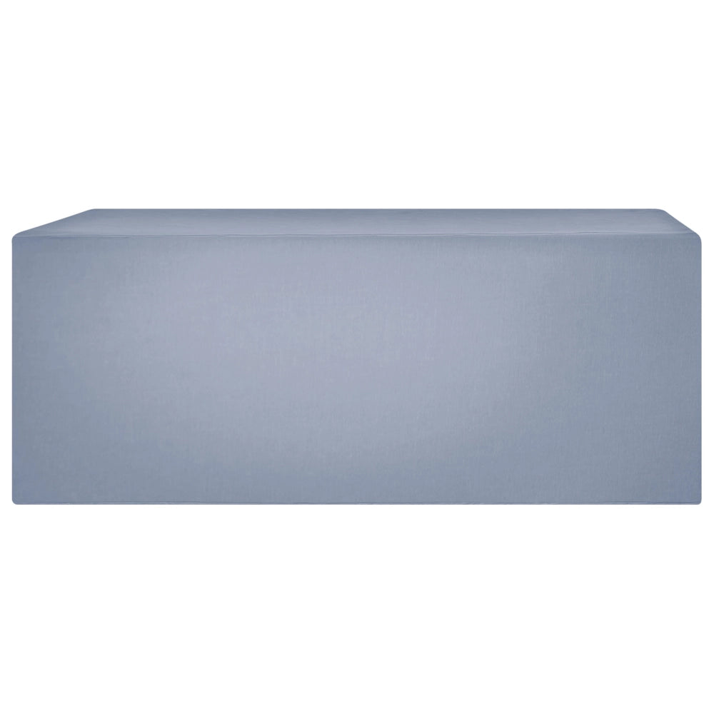 Copertura per mobili da giardino Tessuto rivestito in PVC grigio 275 x 230 x 70 cm