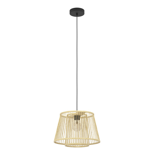 Lampadario A Sospensione Vintage Hykeham Acciaio Nero 1 Luce E27