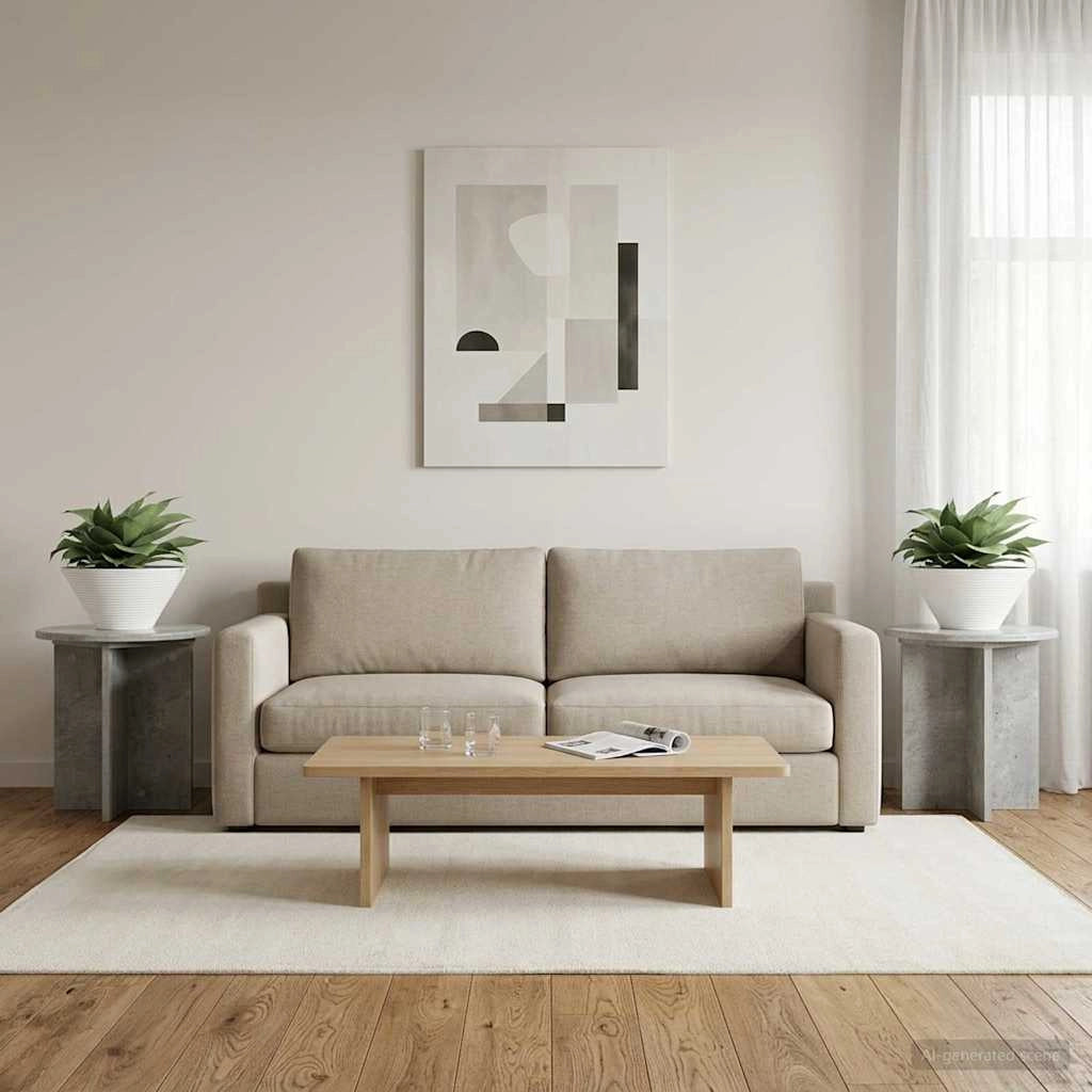 Supporto per piante 2 pz Grigio Cemento 40 x 40 x 40 cm 899729