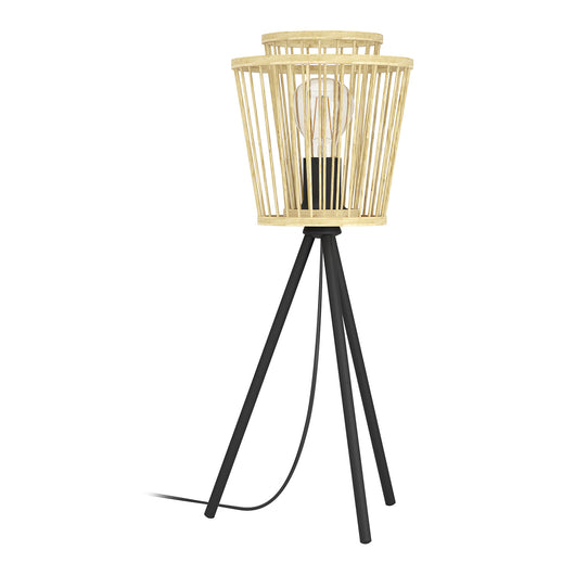 Lampada Da Tavolo Vintage Hykeham Acciaio Nero 1 Luce E27
