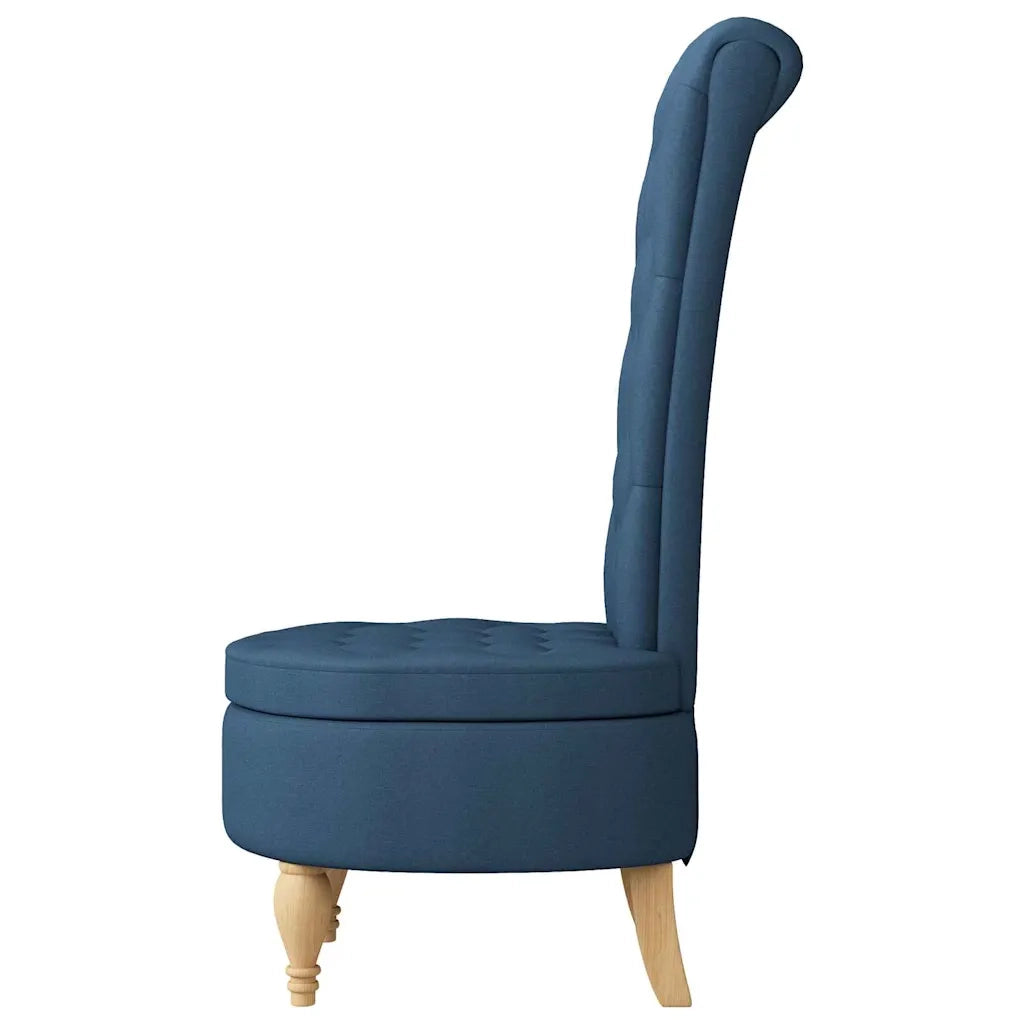 Poltrona Slipper Blu 56,5 x 70 x 110 cm Tessuto 42020685