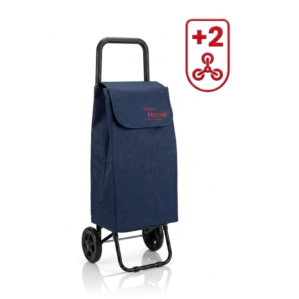 Carrello Spesa Capienza 42 Litri Re Marke 2 Coppie di Ruote