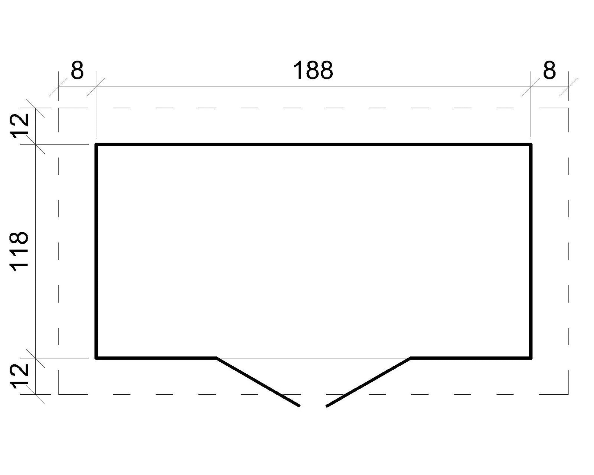 TIMBELA M311F+M311G Casetta da Giardino-  239x105x204cm
