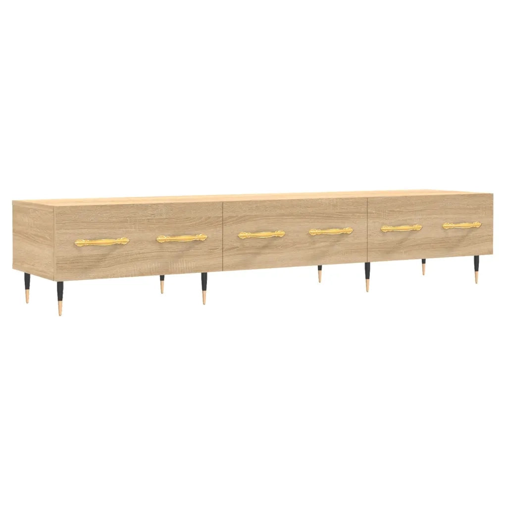 Mobile Porta TV Rovere Sonoma 150x36x30 cm in Legno Multistrato 829135