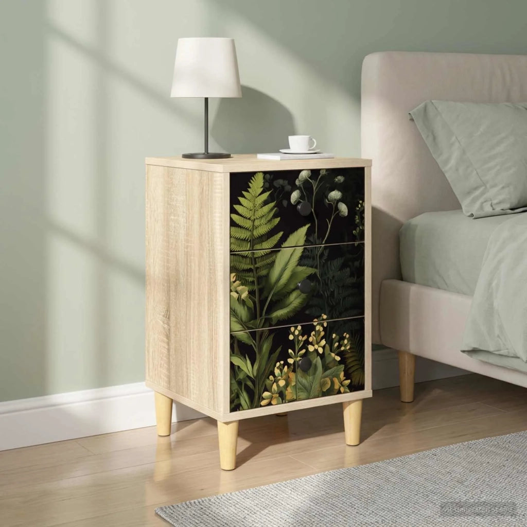 Armadio da Notte RHENEN 2 pz Rovere Sonoma 36 x 33 x 60 cm 8007270