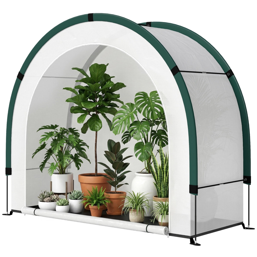 Serra da Giardino Pieghevole ¨C zephmum ¨C Verde 200x80x164 cm