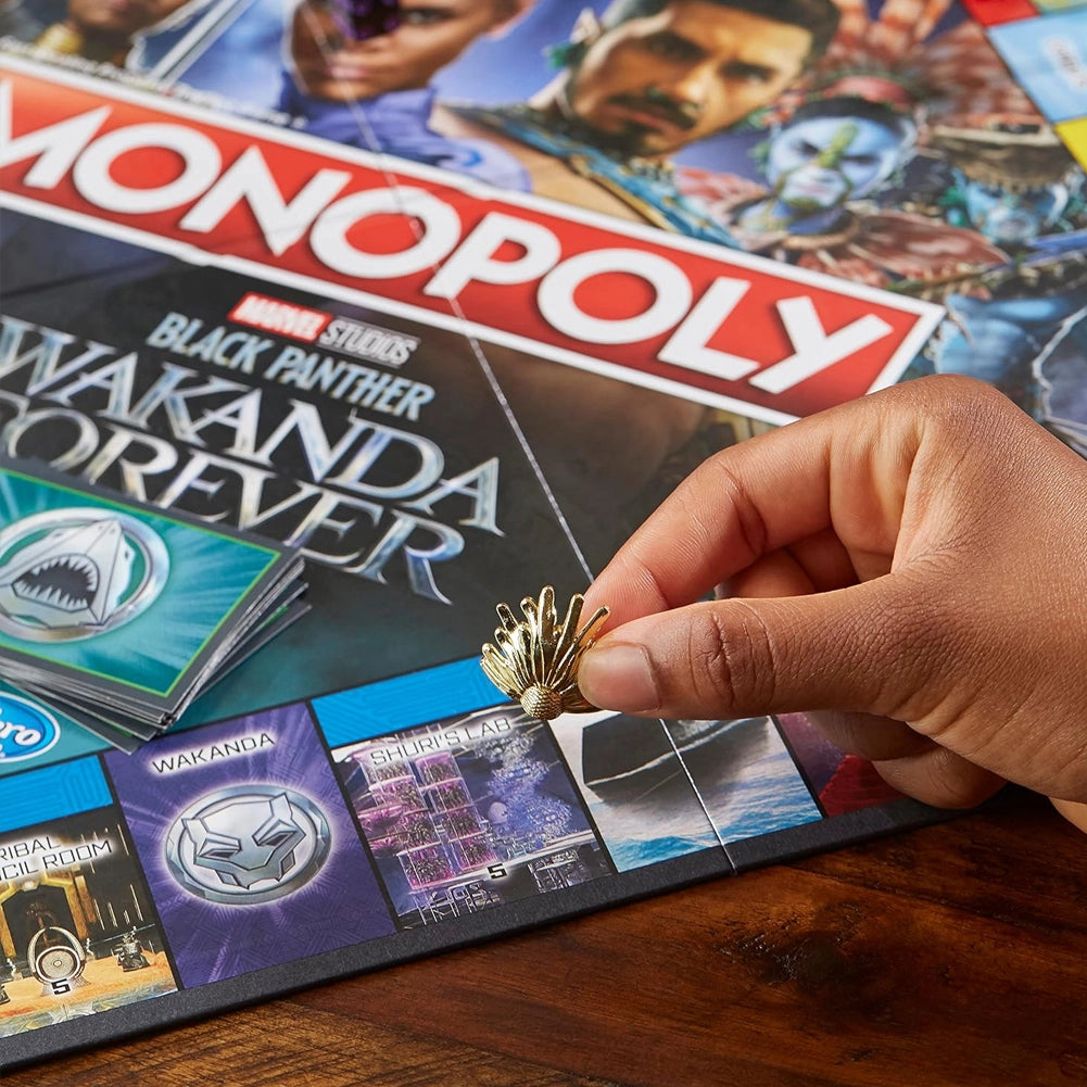 Monopoly Black Panther Wakanda Forever Gioco Da Tavolo Per Famiglie Idea Regalo