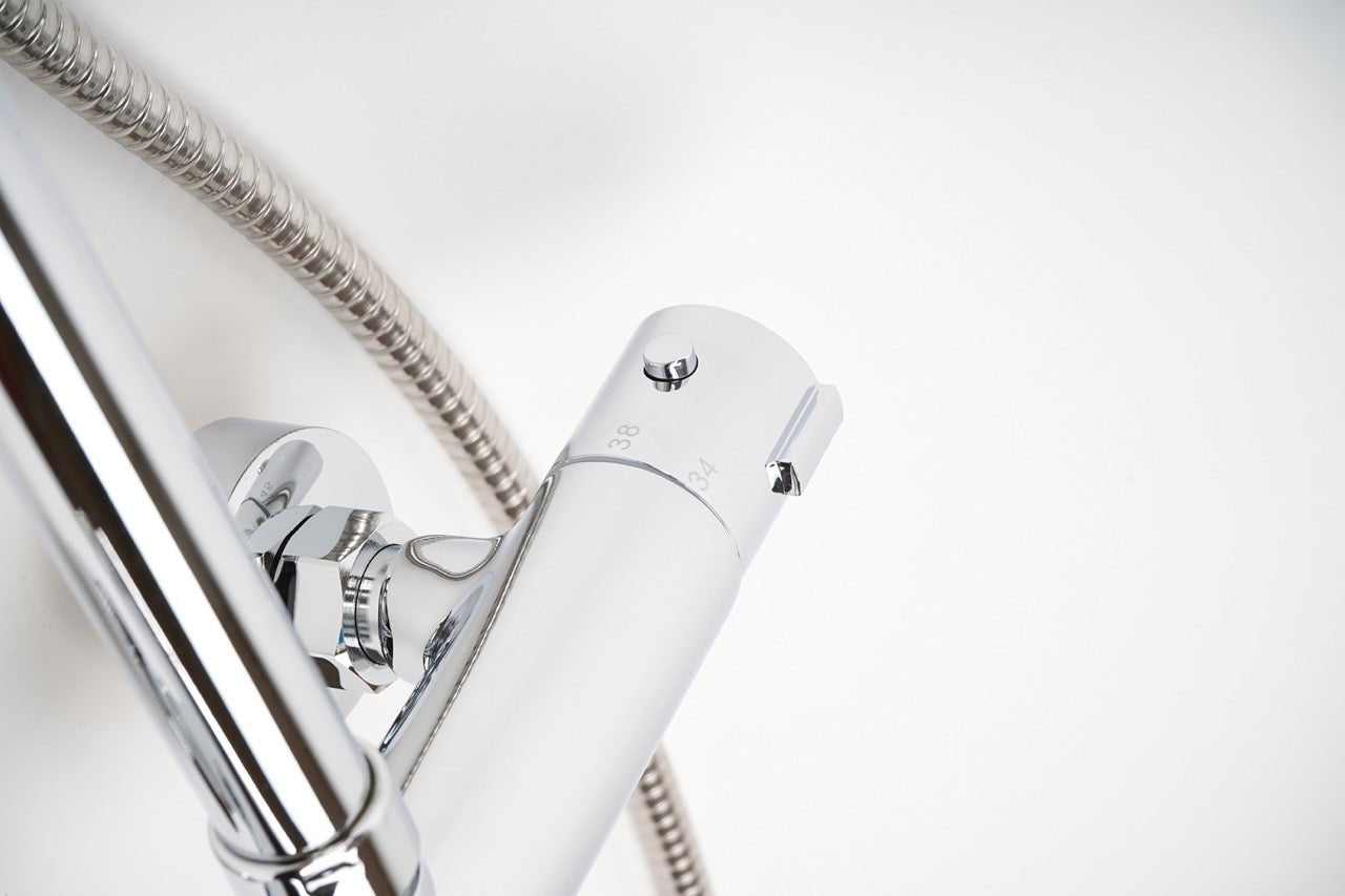 Colonna doccia idromassaggio, tonda completa