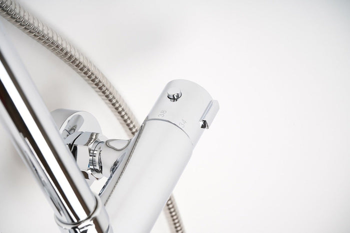 Colonna doccia idromassaggio, tonda completa