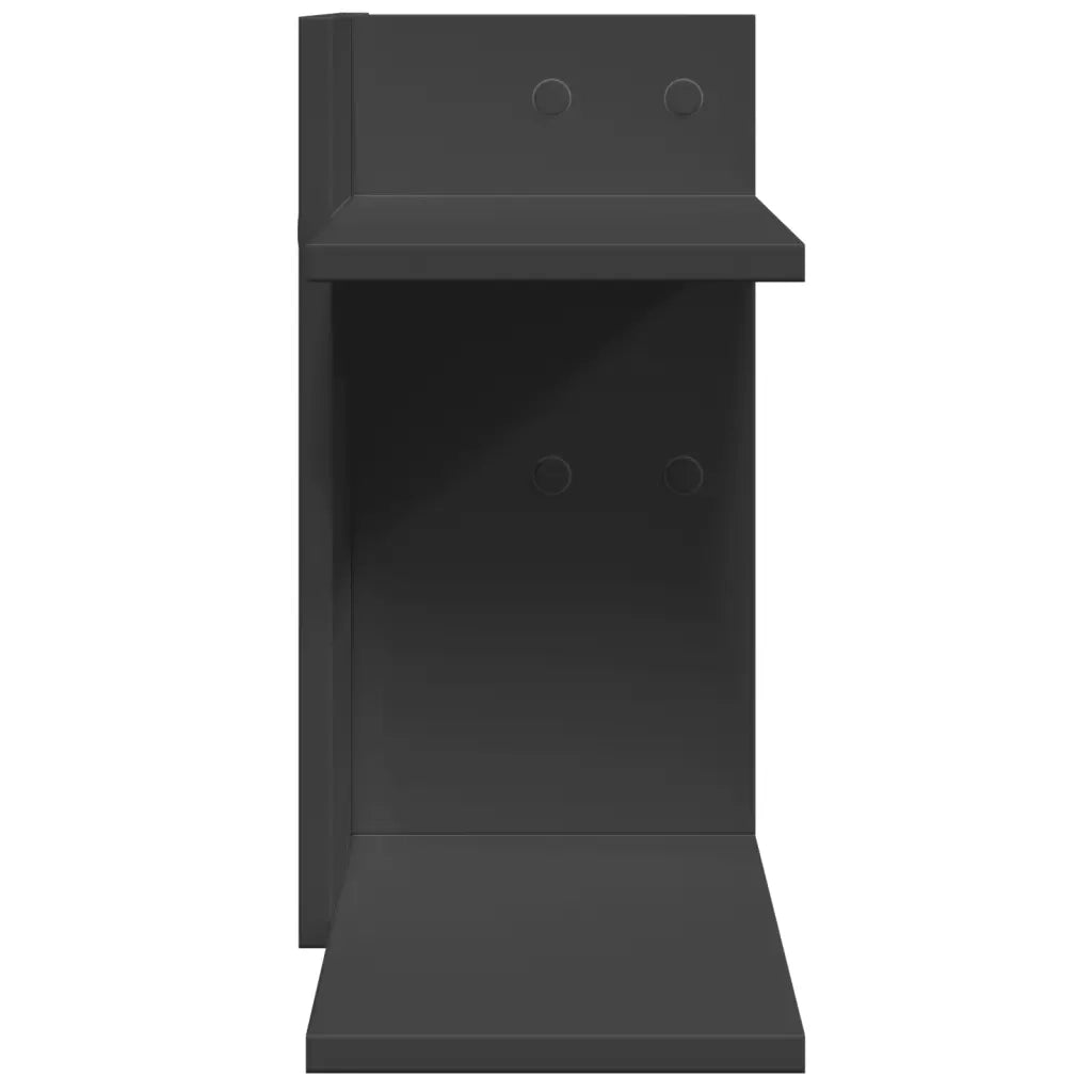 Organizer da Scrivania Nero 42x21,5x42 cm in Legno Multistrato CFW4673991