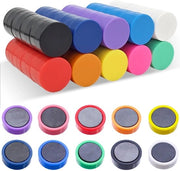 80 pacchi di magneti per lavagna bianca, 20 mm magneti colorati, magneti rotondi per lavagne bianche/prikbord/scuole/blocchi di classe/uffici/foto/ frigoriferi (10 colori)
