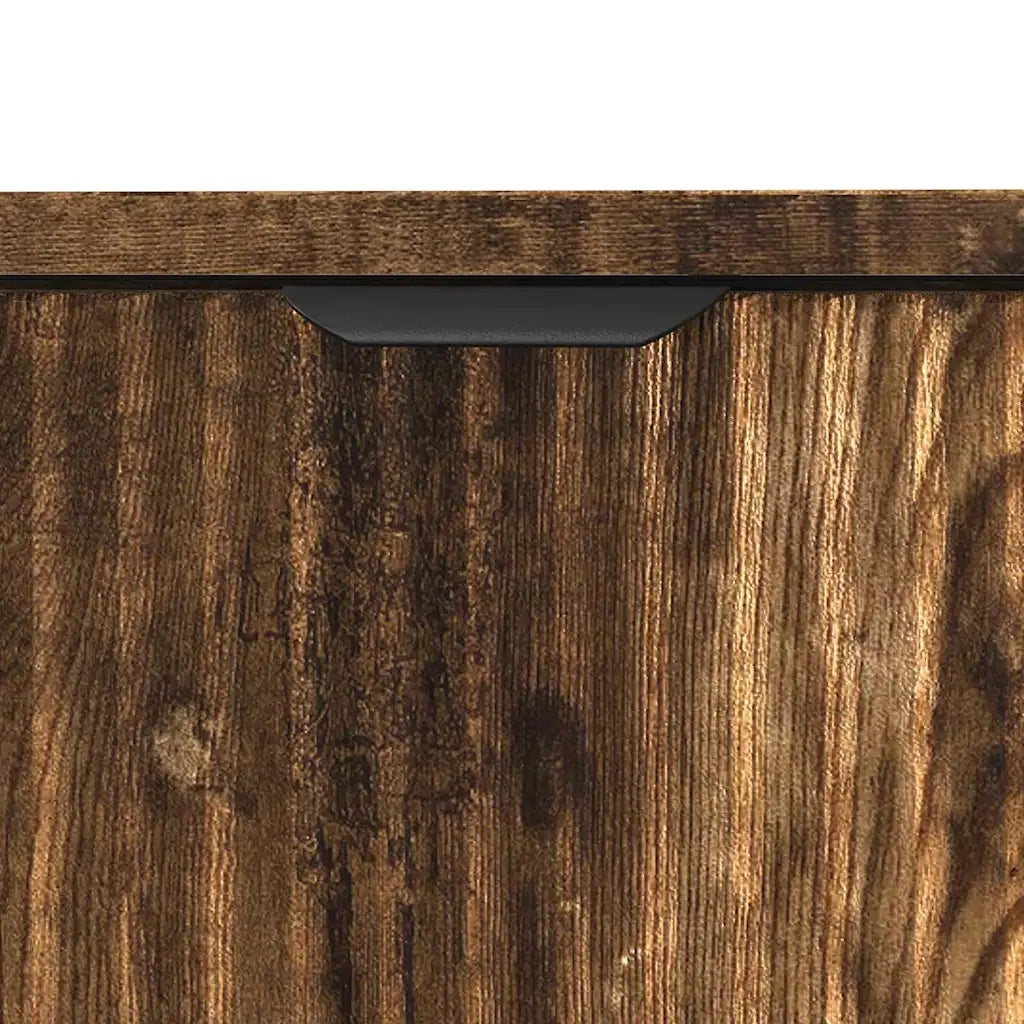Set di mobili per il bagno con cassetto 3 pcs Rovere fumé 3393108