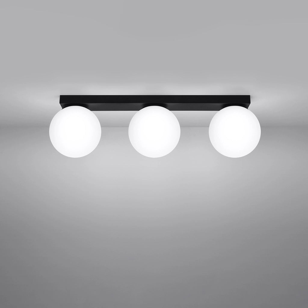Lampada da soffitto YOLI 3 nero