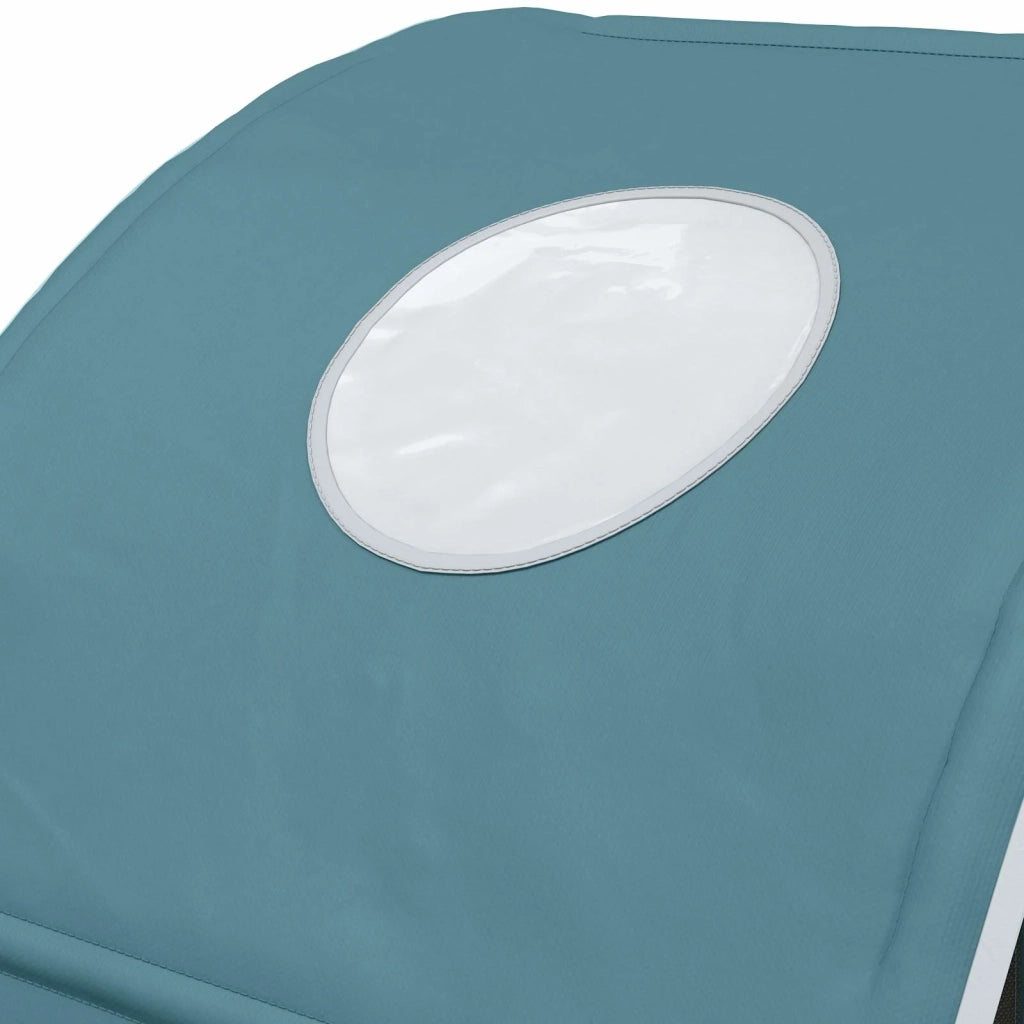 Tunnel per Letto 2 pcs Azzurro 211 x 52,5 x 2 cm Poliestere